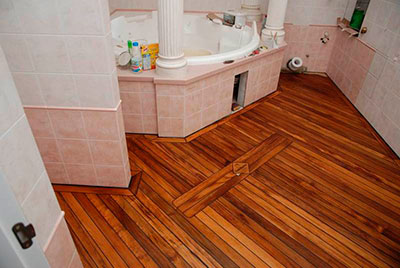 Термодерево в ванной комнате. 